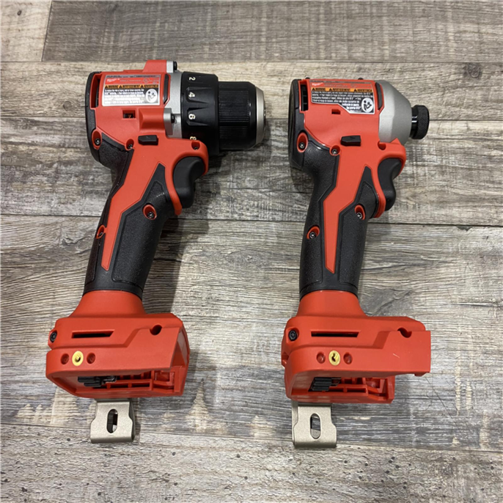 AS-IS Milwaukee 18V Lithium-Ion Brushless Cordless Compact Drill/Impact Combo Kit