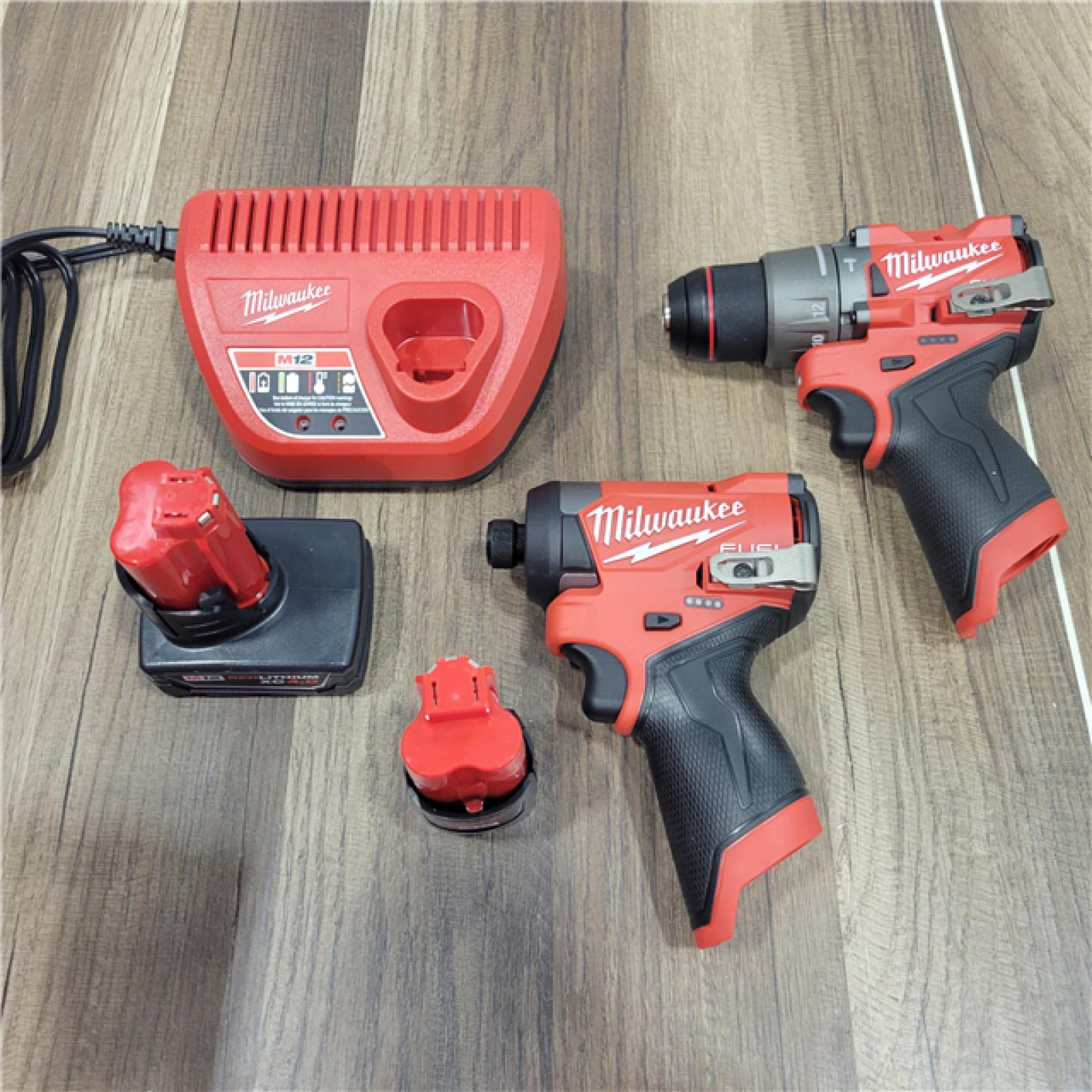 AS-IS Milwaukee V Brushless Hammer Drill and Impact Driver Combo Kit