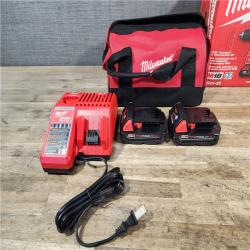 HOUSTON LOCATION - AS-IS Milwaukee 18V Lithium-Ion Cordless Drill Driver/Impact Driver Combo Kit