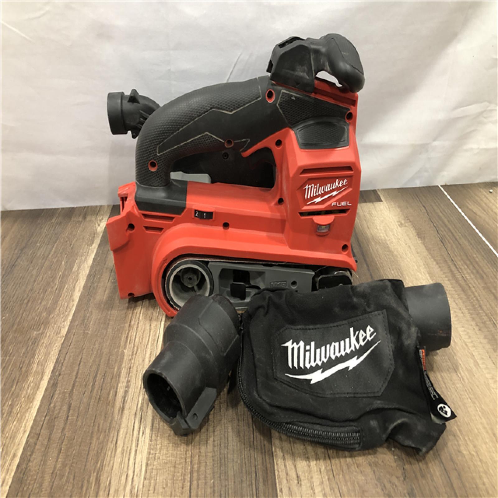 AS-IS Milwaukee M18 FUEL 18-Volt Lithium-Ion Cordless Belt Sander (Tool-Only)