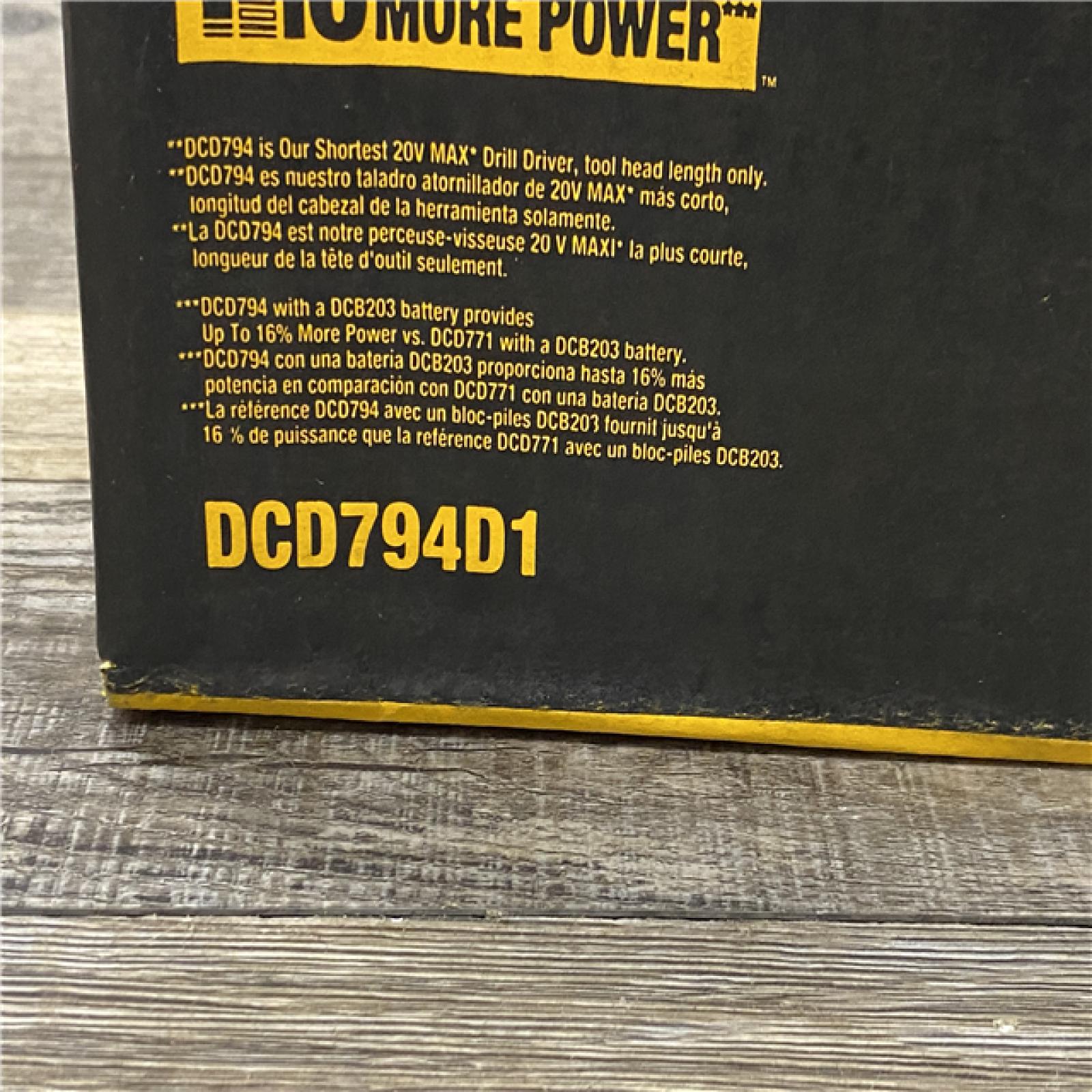 NEW - DEWALT Atomic 20V Lithium-Ion Cordless Compact 1/2 in. Drill/Driver Kit