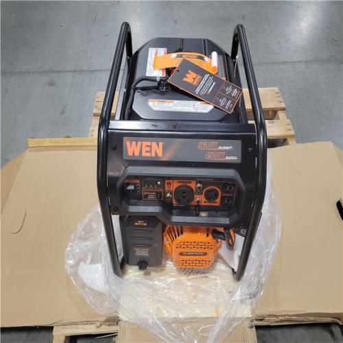 CALIFORNIA AS-IS NEW WEN 5600 ELECTRIC START PORTABLE GENERATOR