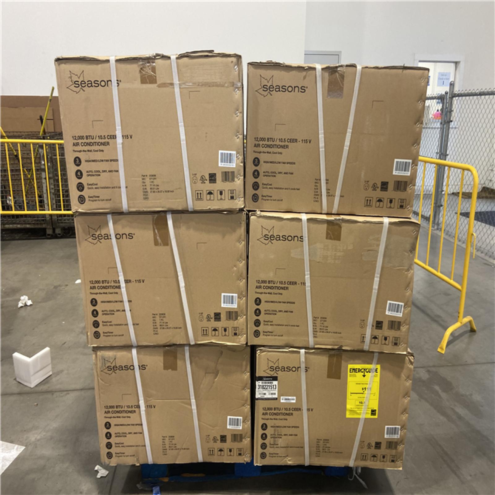 DALLAS LOCATION - Seasons 12 000 BTU 115 V Through-The-Wall Cool-Only Air Conditioner