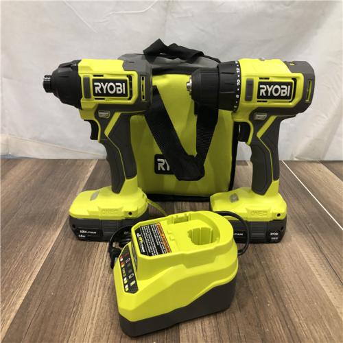 AS-IS RYOBI ONE+ 18V Cordless 2-Tool Combo Kit