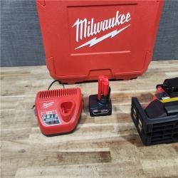 HOUSTON LOCATION - AS - IS Milwaukee 12-Volt Lithium-Ion Cordless Green 250 ft. 3-Plane Laser Level Kit