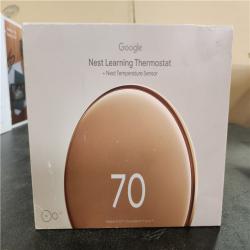 Phoenix AS-IS Google Nest Learning Thermostat (4th Gen) with Nest Temperature Sensor (2nd Gen) -