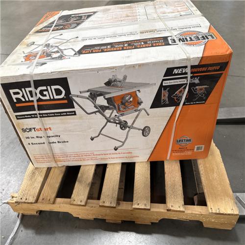 California NEW Ridgid Heavy Duty Job Site Table Saw with Stand