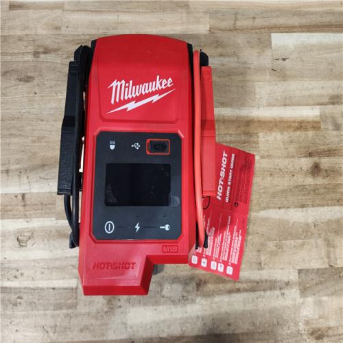HOUSTON LOCATION - AS-IS Milwaukee 18V Lithium-Ion Cordless HOTSHOT Jump Starter (Tool-Only)