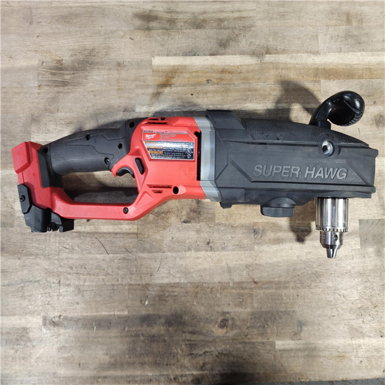 HOUSTON LOCATION - AS-IS (APPEARS LIKE NEW) Milwaukee M18 18V Fuel 1/2  Right Angle Drill Super Hawg Cordless Lithium-Ion 2809-20