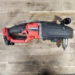 HOUSTON LOCATION - AS-IS (APPEARS LIKE NEW) Milwaukee M18 18V Fuel 1/2  Right Angle Drill Super Hawg Cordless Lithium-Ion 2809-20