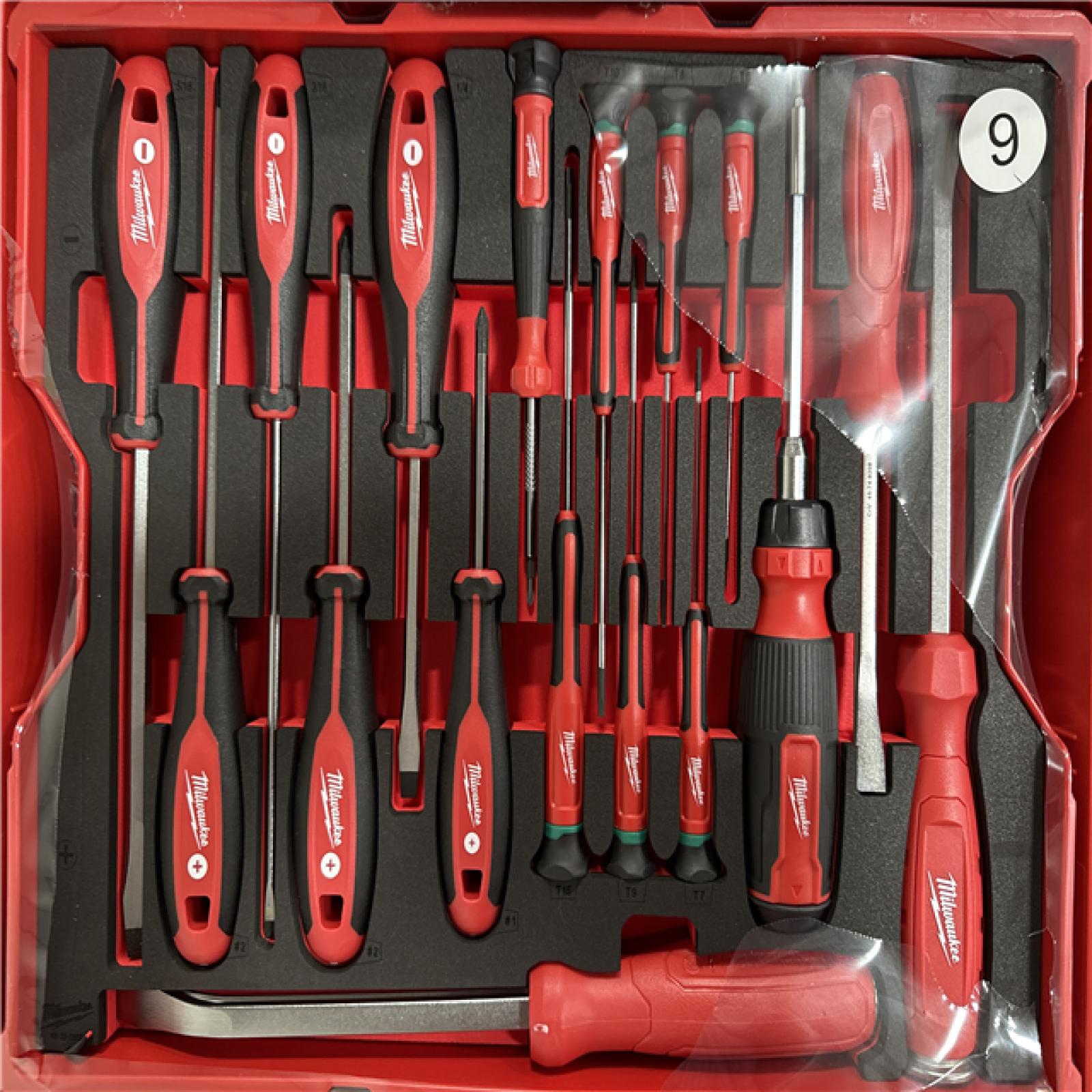 California AS-IS Milwaukee Hand Tool Set w/Packout 4-Drawer Tool Box; Appears in Excellent Condition