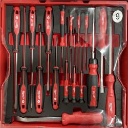 California AS-IS Milwaukee Hand Tool Set w/Packout 4-Drawer Tool Box; Appears in Excellent Condition