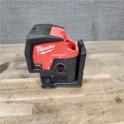 HOUSTON LOCATION - AS-IS Milwaukee Green 125 Ft. Cross Line and Plumb Points Laser Level Kit