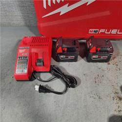 HOUSTON LOCATION - AS-IS MILWAUKEE FUEL 18V Lithium-Ion Brushless Cordless Hammer Drill and Impact Driver Combo Kit (2-Tool) with 2 Batteries