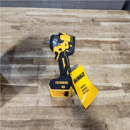 Houston Location AS-IS DEWALT ATOMIC 20V MAX Cordless Brushless 1/2 in. Variable Speed Impact Wrench (Tool Only)