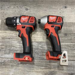 AS-IS Milwaukee 18V Lithium-Ion Cordless Drill Driver/Impact Driver Combo Kit