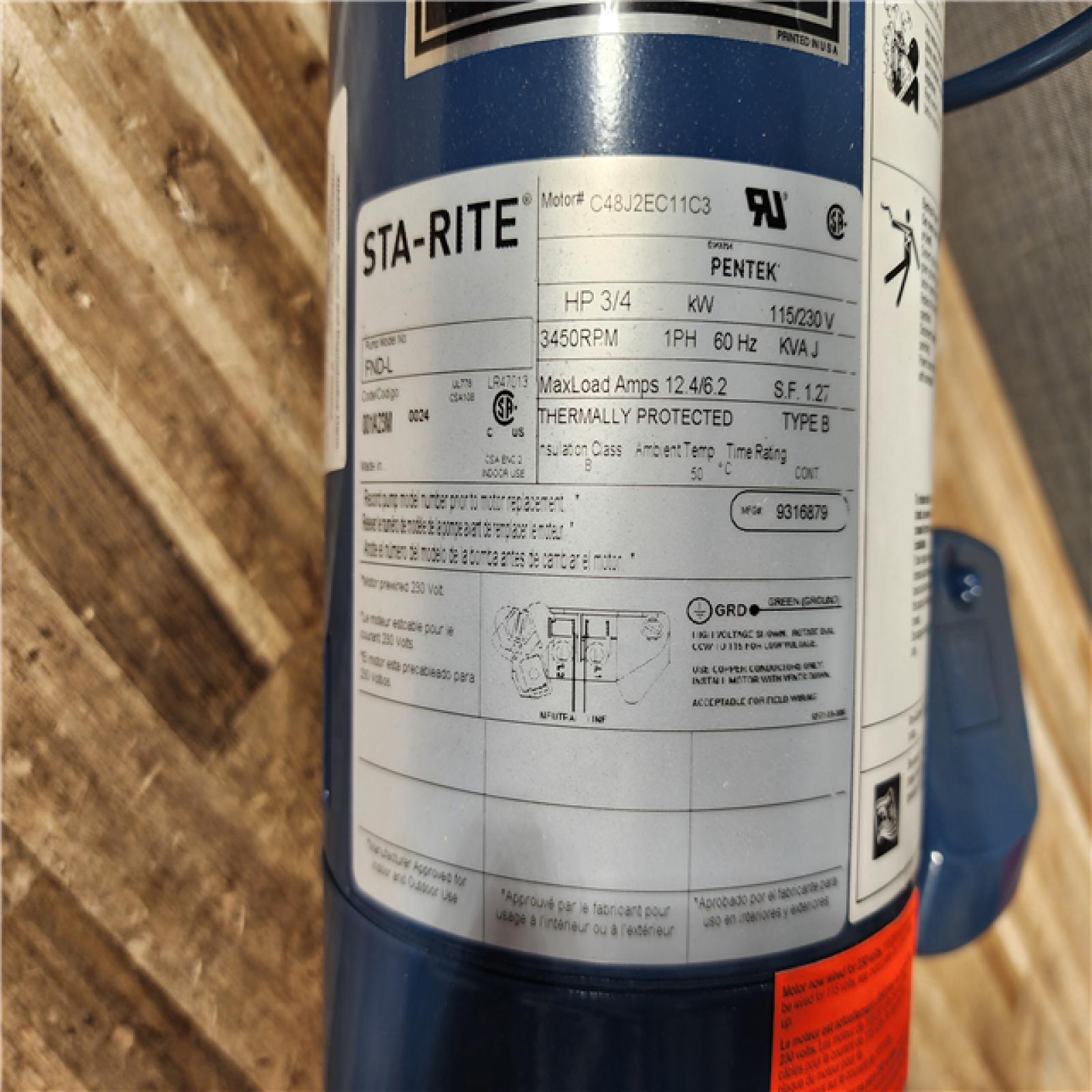 HOUSTON LOCATION - AS - IS STA-RITE SHALLOW WELL JET PUMP