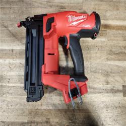 HOUSTON LOCATION - AS-IS (APPEARS LIKE NEW) Milwaukee FUEL 18-Volt Lithium-Ion Brushless Cordless Gen II 18-Gauge Brad Nailer (Tool-Only)