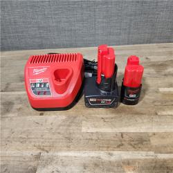 HOUSTON LOCATION - AS-IS Milwaukee 3497-22 12V Brushless Hammer Drill and Impact Driver Combo Kit