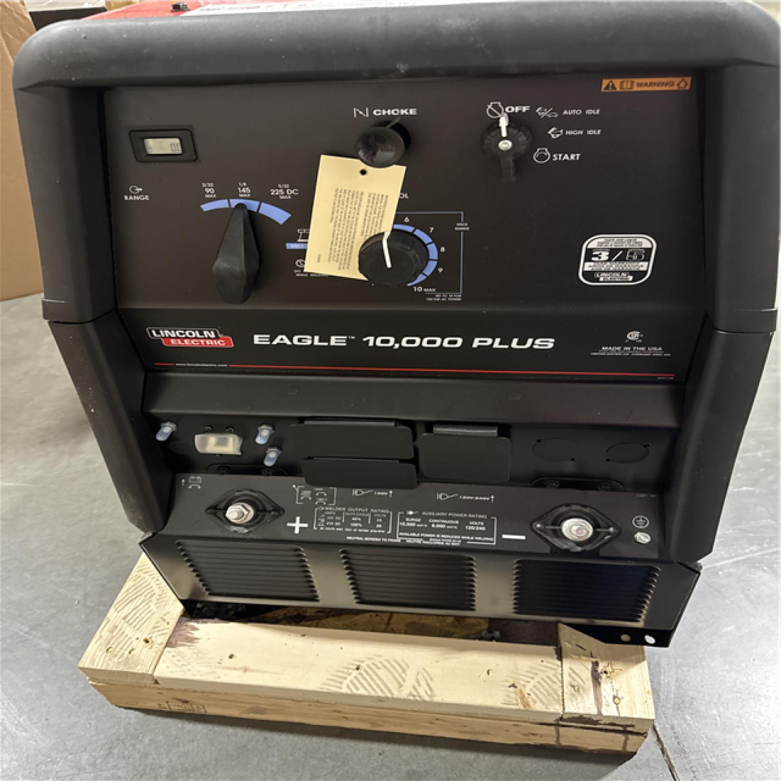 California AS-IS Lincoln Electric Eagle 10 000 Plus Welder/Generator