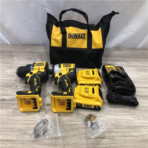 AS-IS DEWALT ATOMIC 20-Volt MAX Lithium-Ion Cordless Combo Kit