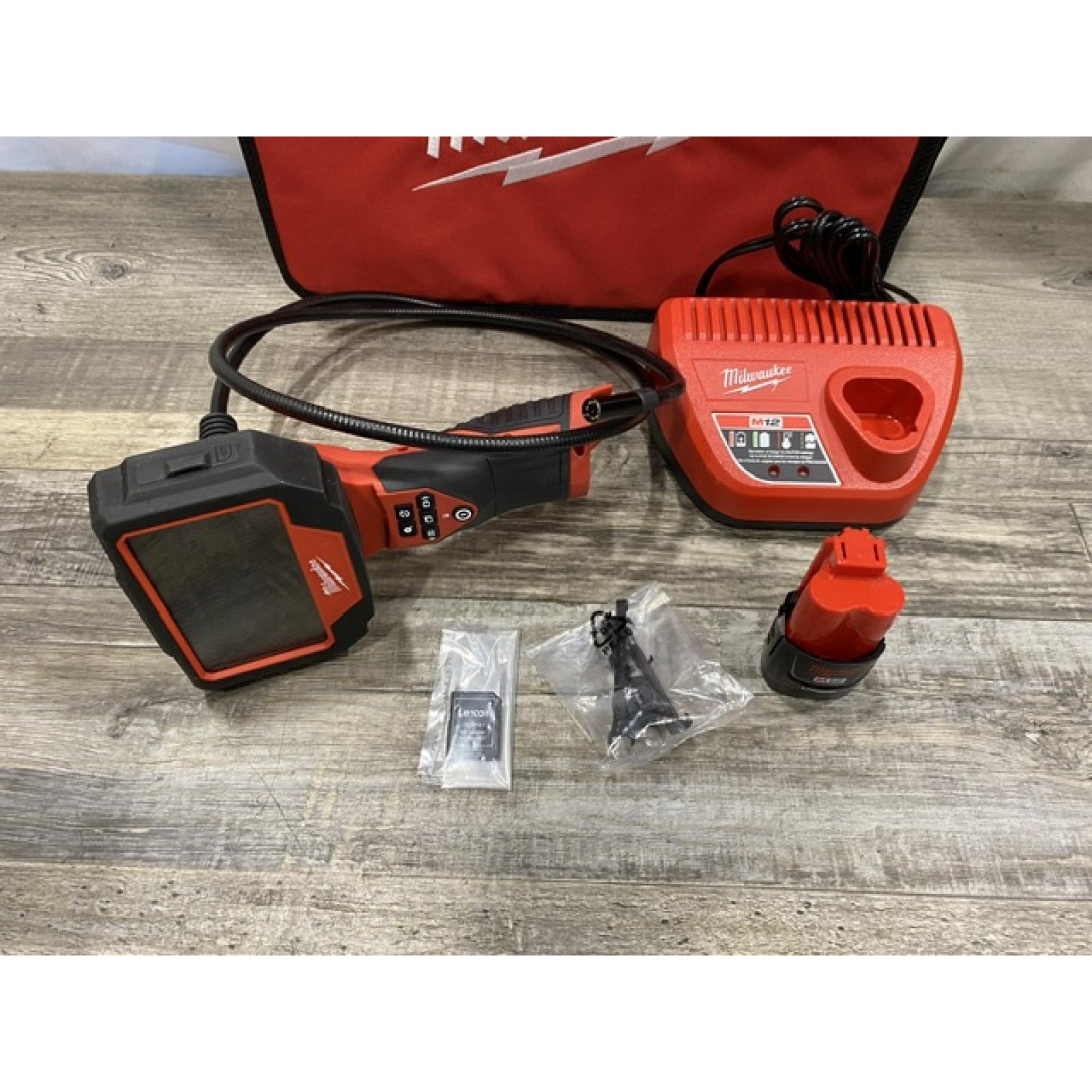 AS-IS Milwaukee 12V Lithium-Ion Cordless M-SPECTOR 360-Degree 4 ft. Inspection Camera Kit