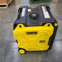 CALIFOR IA AS-IS NEW CHAMPION 6500-WATT GENERATOR W/ CO SHIELD