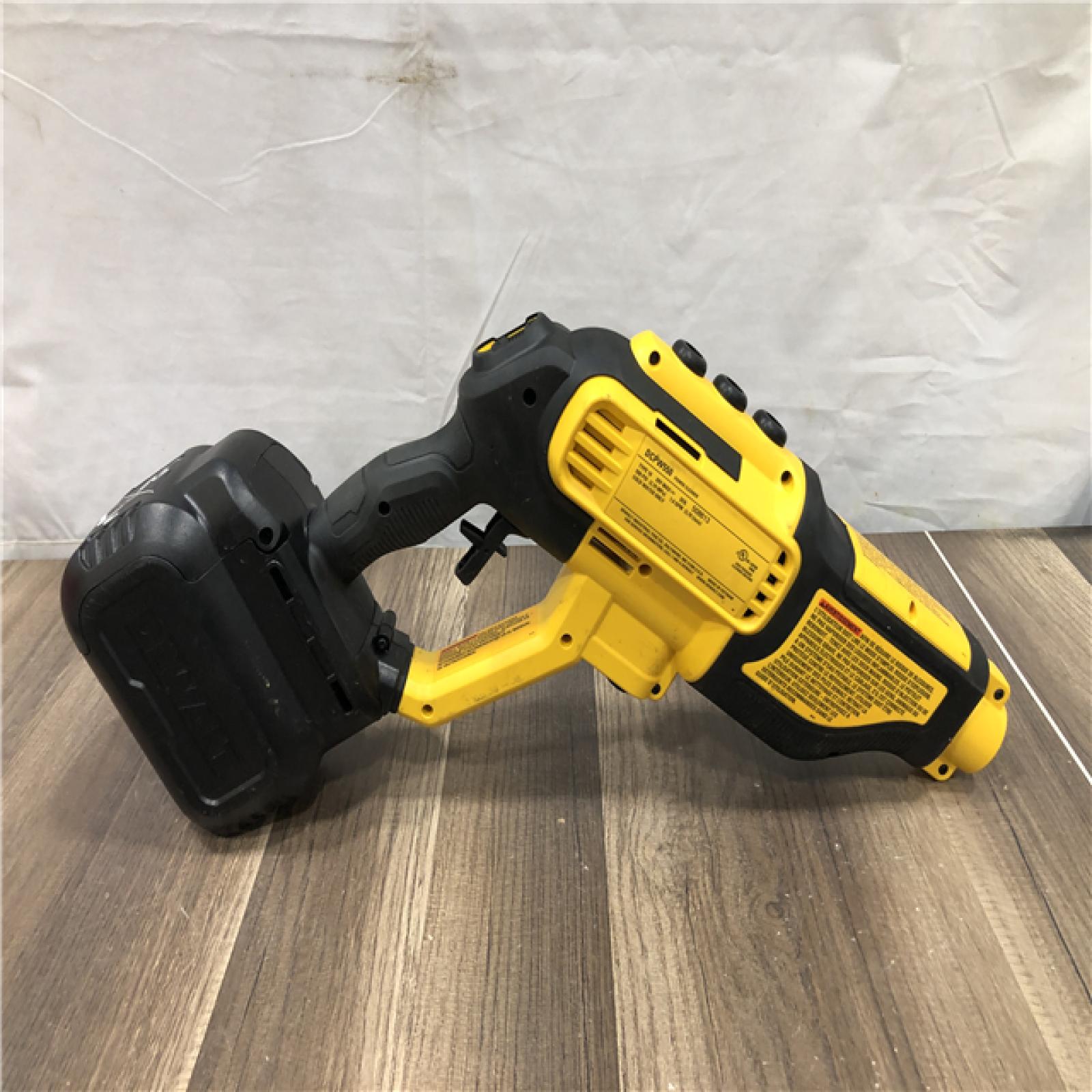 AS-IS DEWALT 20V MAX 550 PSI 1.0 GPM Cold Water Cordless Battery Power Cleaner with 4-Nozzles (Tool Only)