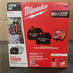 Phoenix NEW Milwaukee M18 18-Volt Lithium-Ion REDLITHIUM FORGE Starter Kit with (2) 8. 0Ah Battery and Rapid Charger