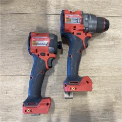 AS-IS Milwaukee FUEL 18V Lithium-Ion Brushless Cordless Hammer Drill and Impact Driver Combo Kit