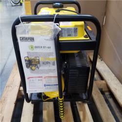 CALIFORNIA AS-IS CHAMPION DUAL FUEL PORTABLE GENERATOR
