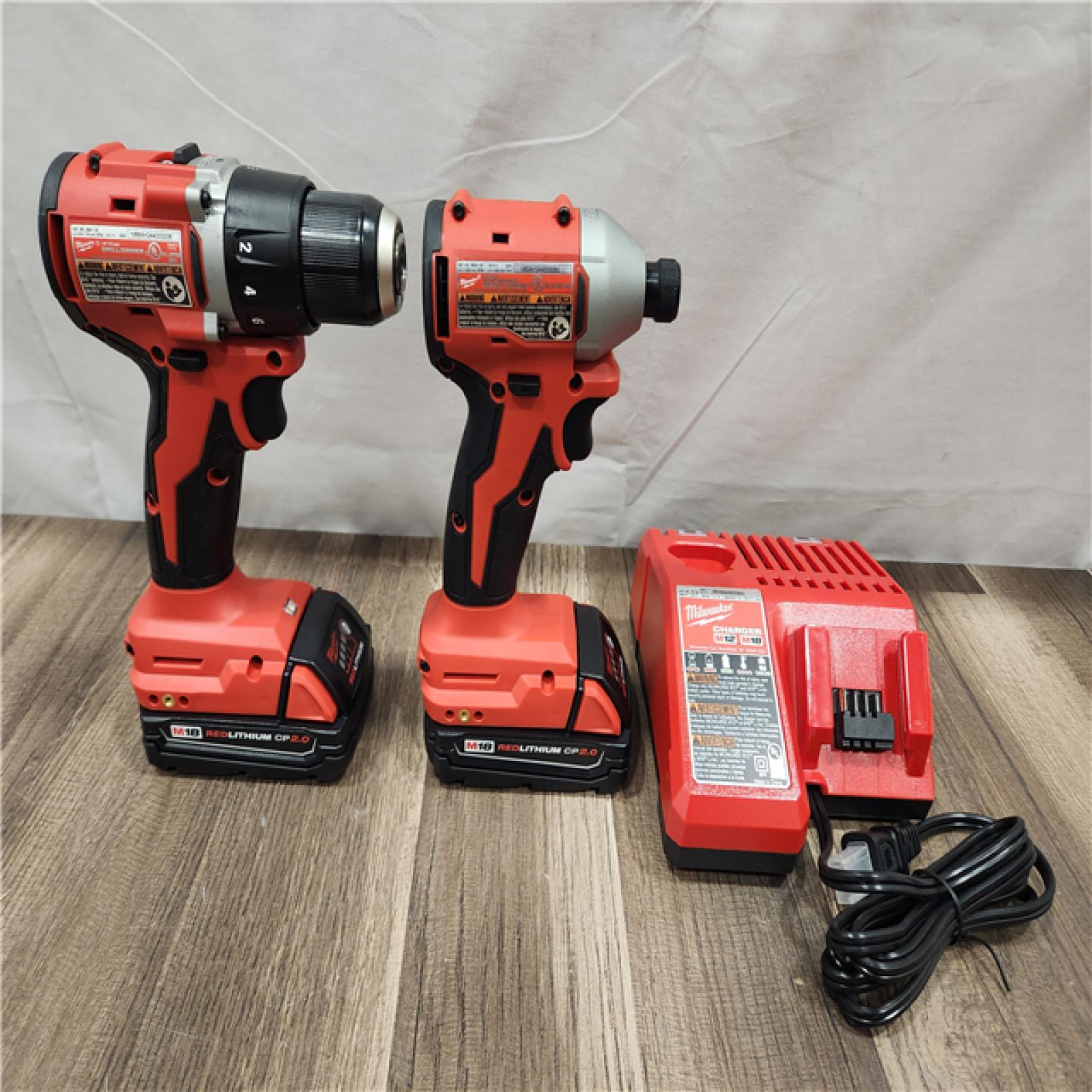 AS-IS- Milwaukee M18 Compact Brushless 2-Tool Combo Kit