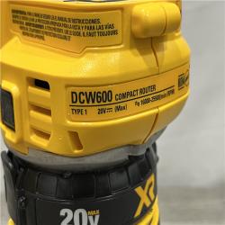 AS-IS DEWALT 20V MAX XR Cordless Brushless Fixed Base Compact Router (Tool Only)