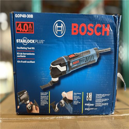 NEW! - Bosch 4 Amp Corded StarlockPlus Oscillating Multi-Tool Kit