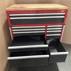 CALIFORNIA AS IS MILWAUKEE 12 DRAWER WORKBENCH (POPPED LOCK)