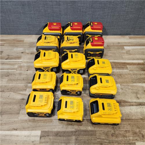 HOUSTON LOCATION - AS - IS DEWALT BATTERY PACK QTY - 15
