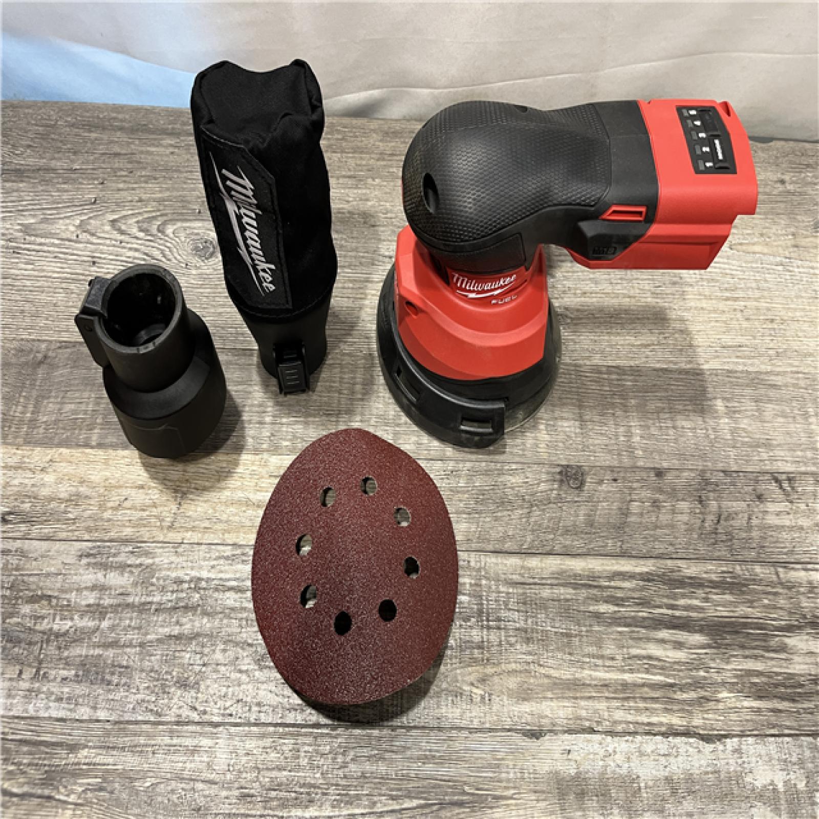 AS-IS Milwaukee 18V Lithium-Ion Brushless Cordless FUEL 5 in. Random Orbit Sander (Tool-Only)
