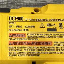 AS-IS DEWALT 20V MAX Cordless 1/2 in. Impact Wrench (Tool Only)