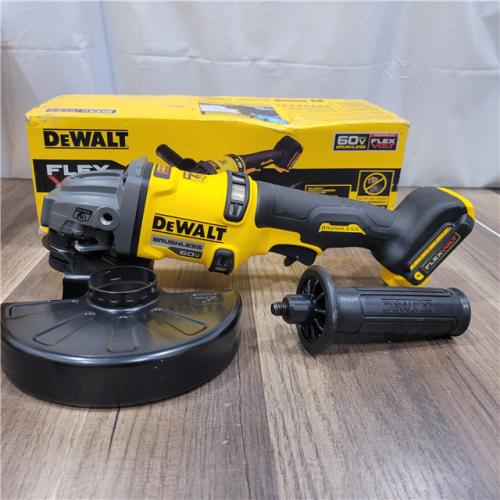 AS-IS DEWALT 60V MAX Cordless Brushless 4.5 in. to 6 in. Small Angle Grinder with Kickback Brake (Tool Only)