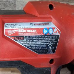 HOUSTON LOCATION - AS-IS Milwaukee  FUEL 18-Volt Lithium-Ion Brushless Cordless Gen II 18-Gauge Brad Nailer (Tool-Only)