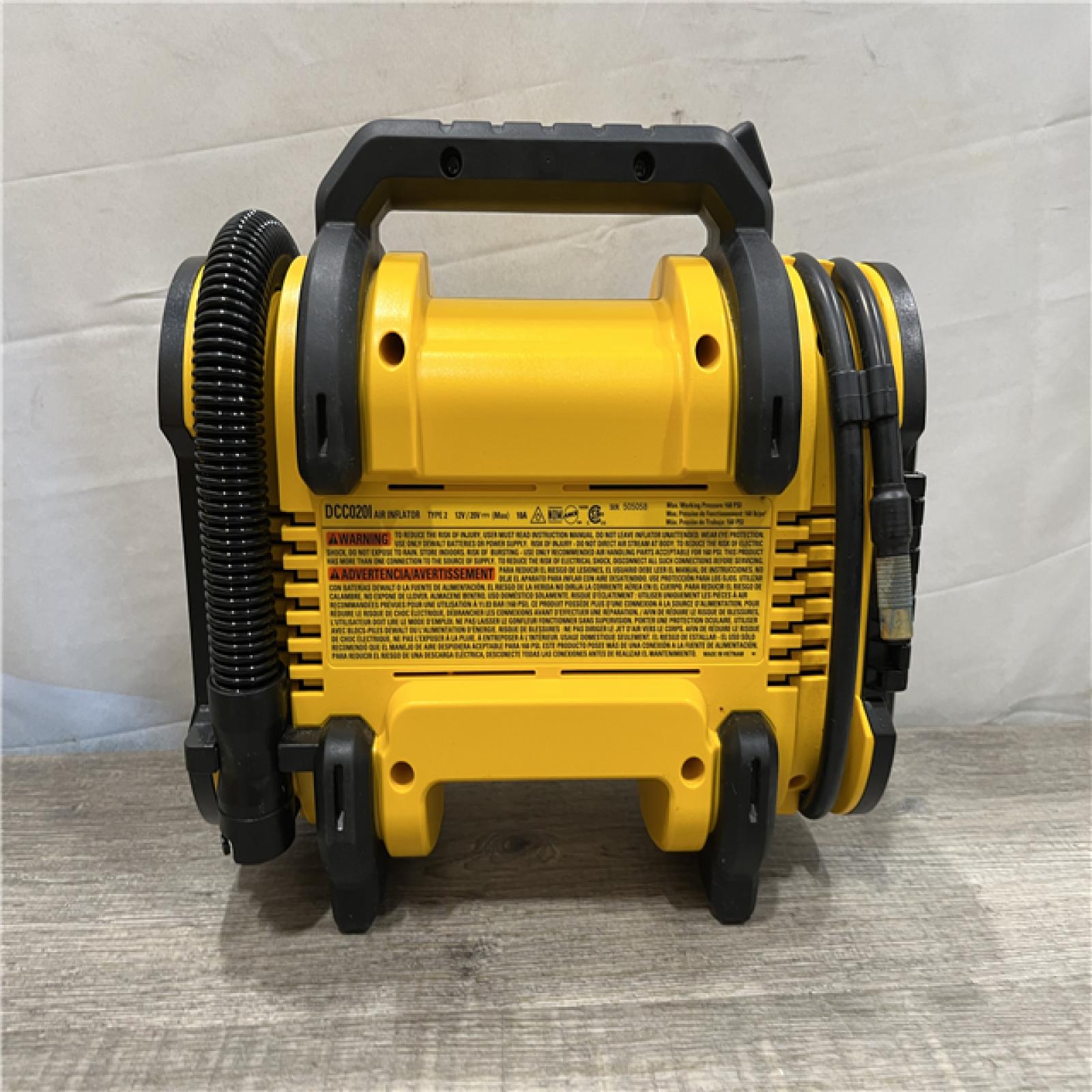 AS-IS DEWALT 20V MAX Cordless Electric Portable Inflator (Tool Only)
