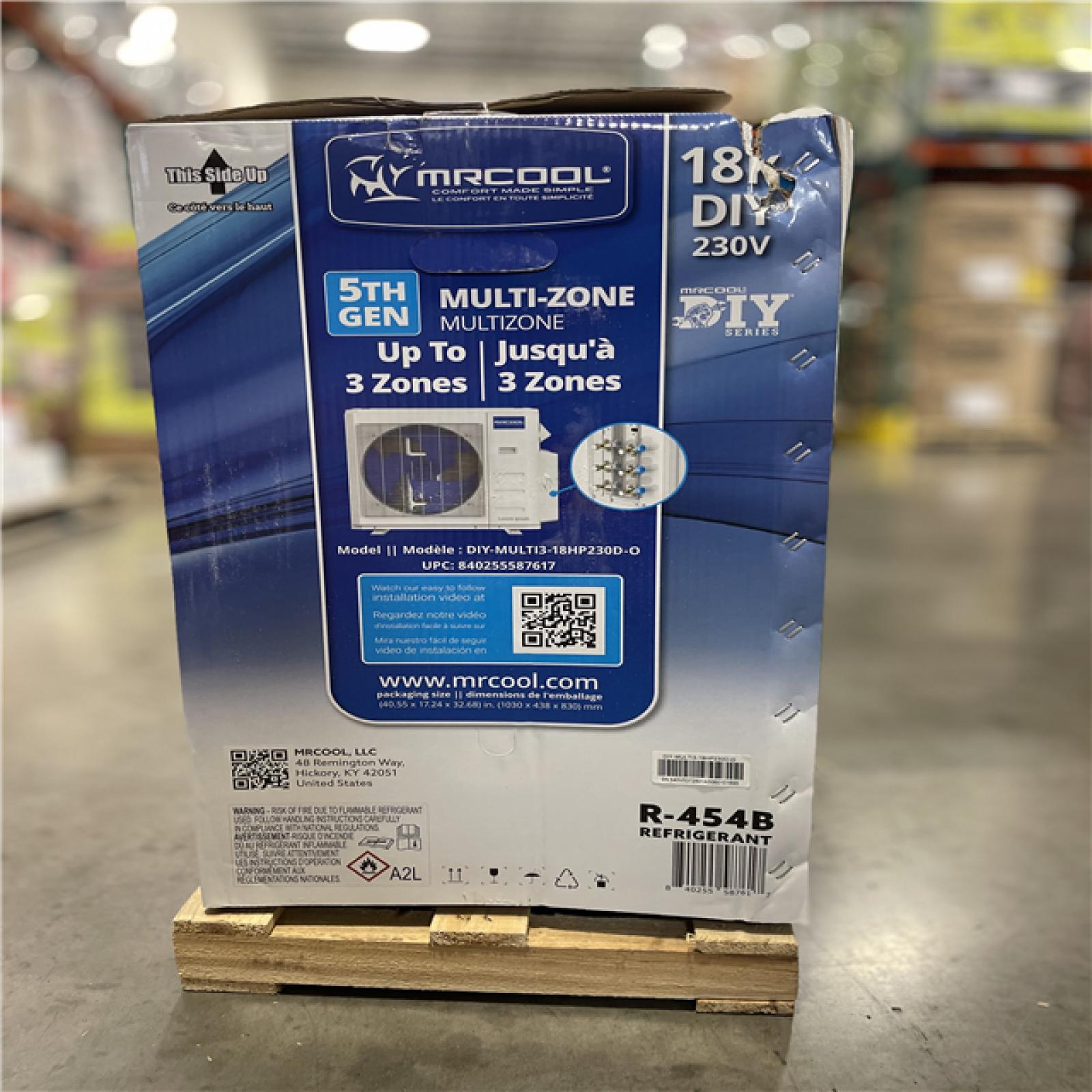 DALLAS LOCATION - MRCOOL 18K 230V HEAT PUMP (OUTDOOR UNIT ONLY)