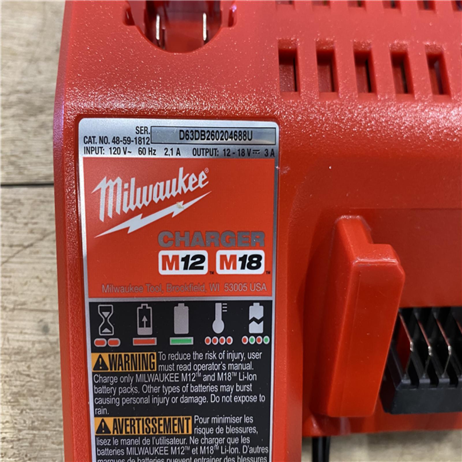 AS-IS Milwaukee 18-Volt Lithium-Ion High Output Starter Kit