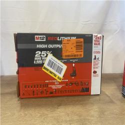 new Milwaukee 12V Lithium-Ion XC High Output 5.0 Ah Battery Pack (2-Pack) Starter Kit with Charger