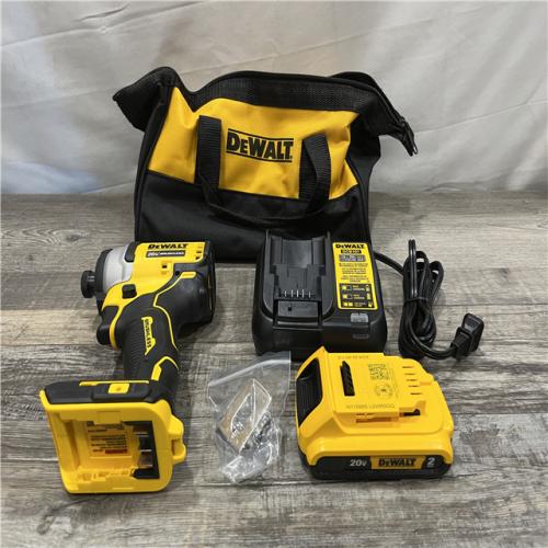 AS-IS DEWALT Atomic 20V Max Lithium-Ion Brushless Cordless Compact 1/4 in. Impact Driver Kit