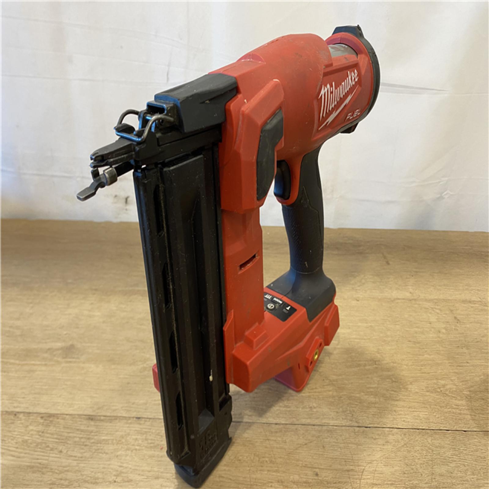 AS-IS Milwaukee FUEL 18-Volt Lithium-Ion Brushless Cordless Gen II 18-Gauge Brad Nailer (Tool-Only)