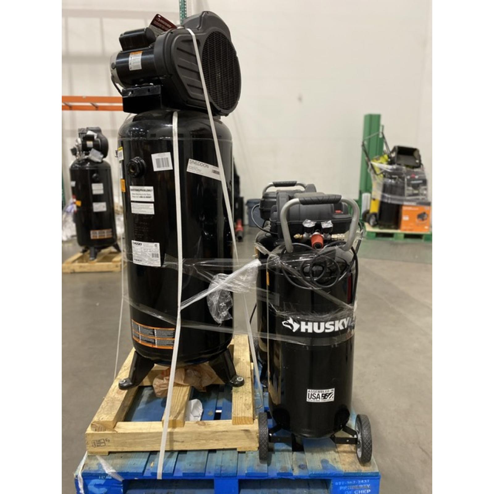 Dallas Location - As-Is Dallas Location - As-Is Husky Electric Air Compressor(Lot Of 3)