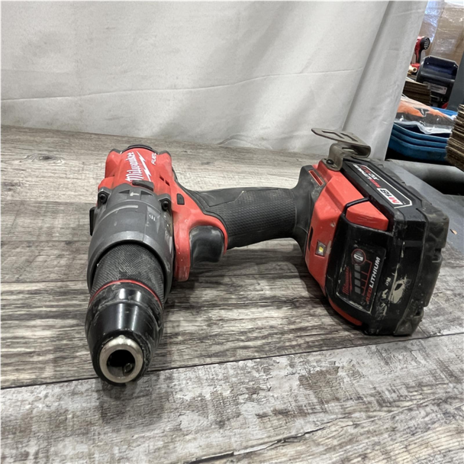AS-IS Milwaukee FUEL 18V Lithium-Ion Brushless Cordless Hammer Drill and Impact Driver Combo Kit