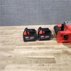 HOUSTON LOCATION - AS - IS Milwaukee  FUEL 18V Lithium-Ion Brushless Cordless 1 in. SDS-Plus Rotary Hammer W/ (2) BATTERIES