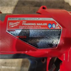 HOUSTON LOCATION - AS-IS Milwaukee FUEL 3-1/2 in. 18-Volt 30-Degree Lithium-Ion Brushless Cordless Framing Nailer (Tool-Only)